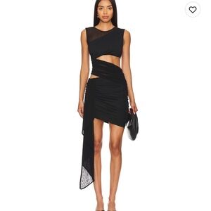 NWT, NBD Nazia Mini Dress in Black